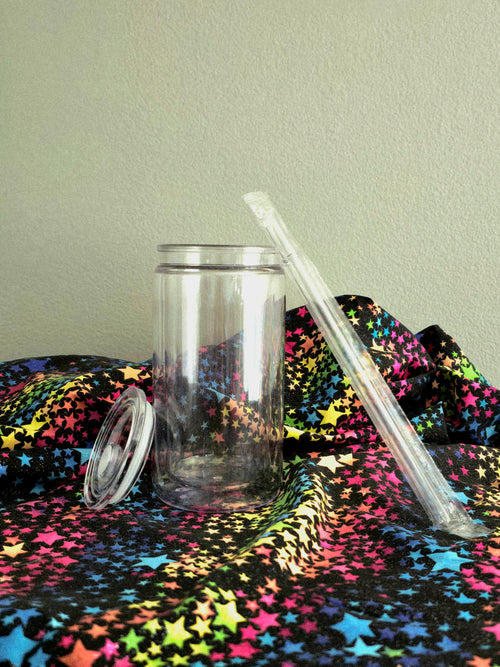 16oz Acrylic Snow Globe Tumbler Blank